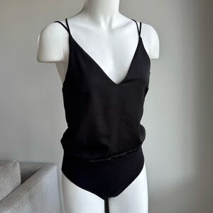 TopShop Black Strappy Bodysuit